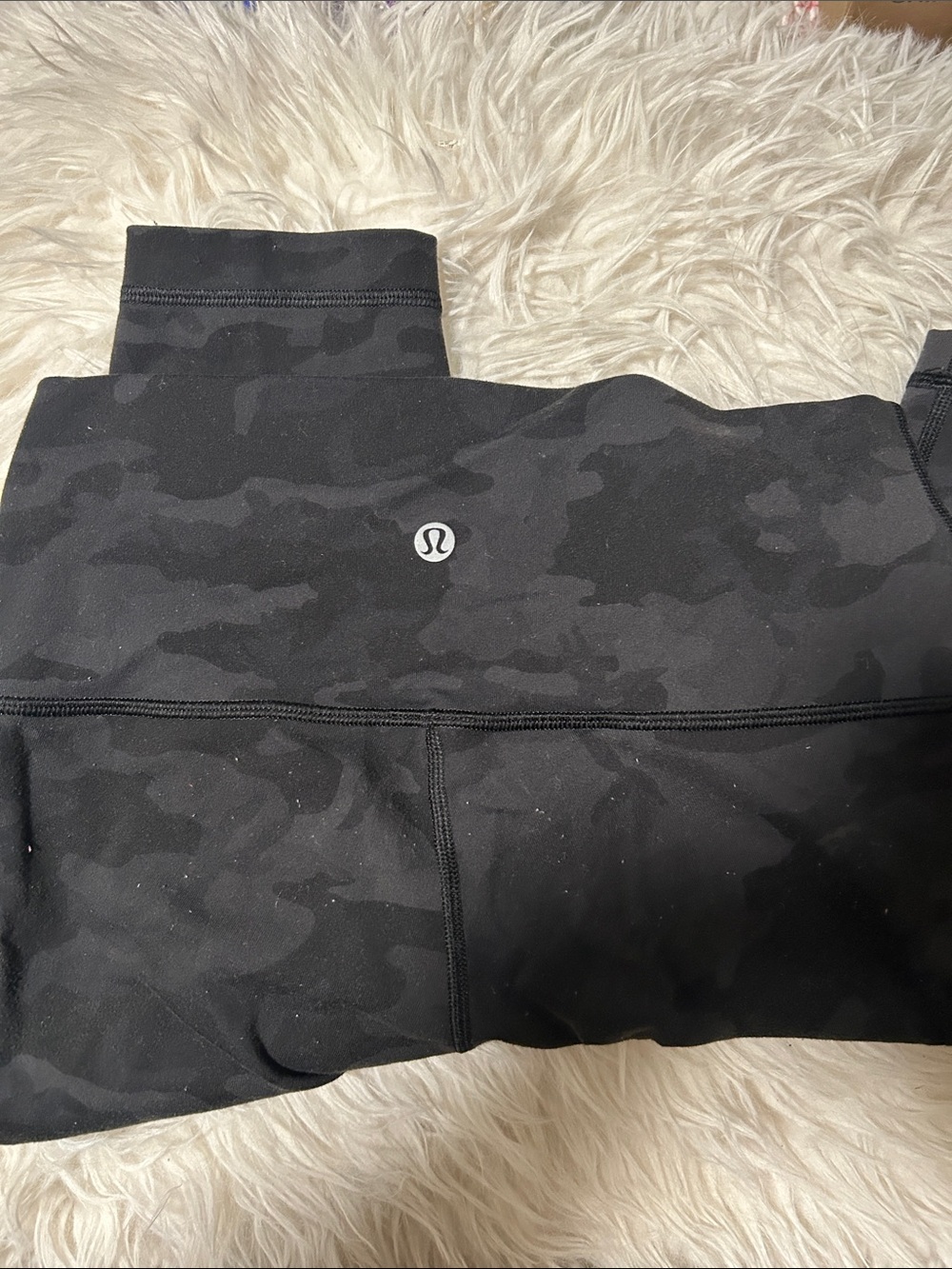 lululemon athletica Black Subtle Camo High-Rise Leggings